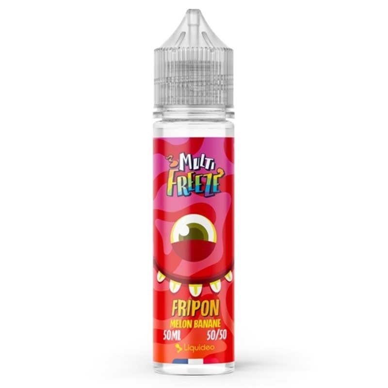 E-liquide Fripon 50 ml Multi Freeze Liquideo – saveur Melon • Banane – Ecig Discount
