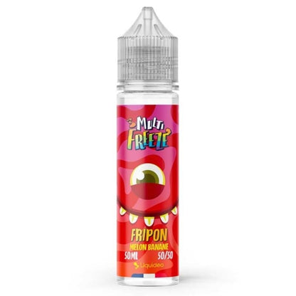 E-liquide Fripon 50 ml Multi Freeze Liquideo – saveur Melon • Banane – Ecig Discount