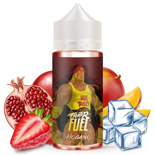 E-liquide Hogano 100 ml Fighter Fuel – saveurs mangue, grenade et fraise – Ecig Discount