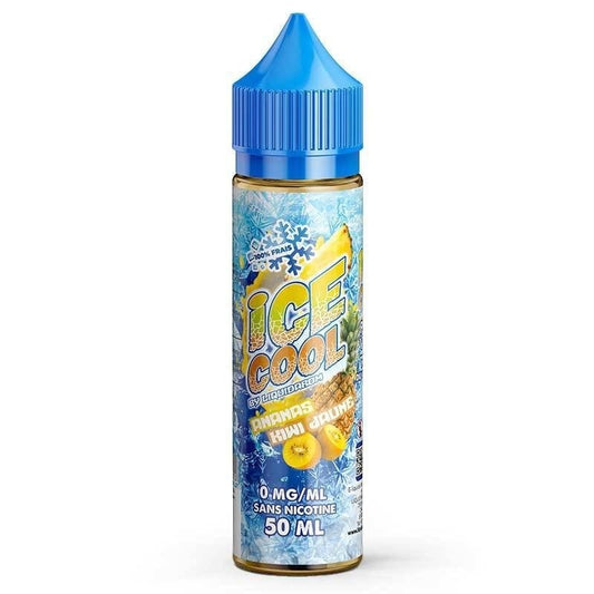 E-liquide Ice Cool Ananas Kiwi Jaune 50 ml pas cher Ecig Discount