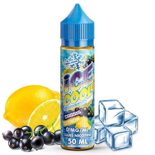 E-liquide Ice Cool Cassis Citron 50 ml pas cher Ecig Discount