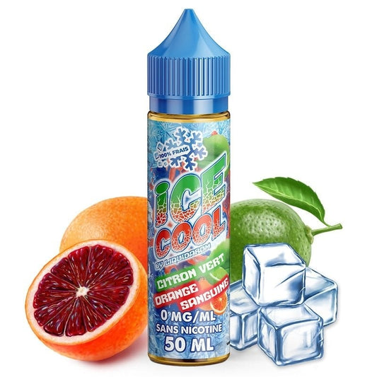 E-liquide Ice Cool Citron Vert Orange Sanguine 50 ml pas cher Ecig Discount