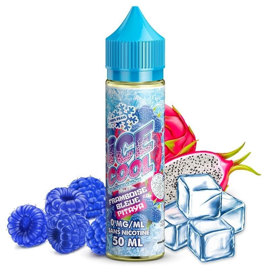 E-liquide Ice Cool Framboise Bleue Pitaya 50 ml pas cher Ecig Discount