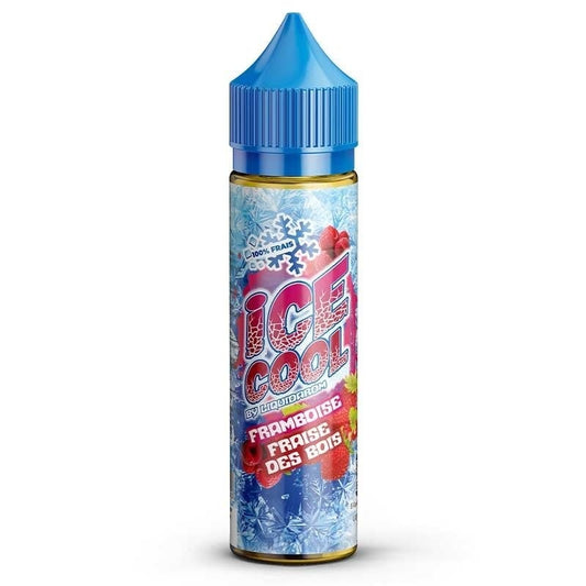 E-liquide Ice Cool Framboise Fraise des Bois 50 ml pas cher Ecig Discount