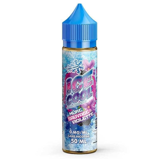 E-liquide Ice Cool Mûre Sauvage Violette 50 ml pas cher Ecig Discount