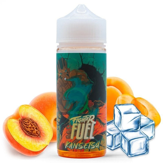 E-liquide Kansetsu 100 ml Fighter Fuel pêche abricot pas cher Ecig Discount