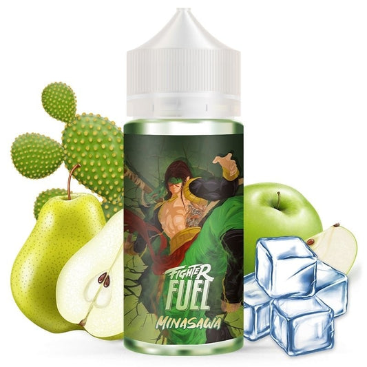 E-liquide Minasawa 100 ml Fighter Fuel pomme poire cactus pas cher Ecig Discount