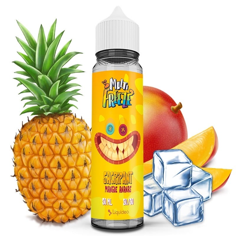 E-liquide Sacripant 50 ml Multi Freeze Liquideo – saveur Ananas • Mangue – Ecig Discount