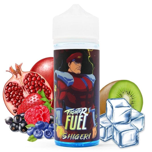E-liquide Shigeri 100 ml Fighter Fuel kiwi grenade fraise pas cher Ecig Discount