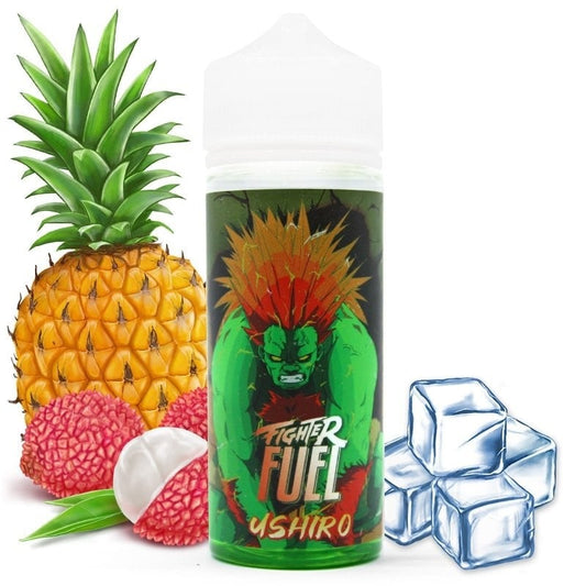 E-liquide Ushiro 100 ml Fighter Fuel – saveurs ananas et litchi – Ecig Discount